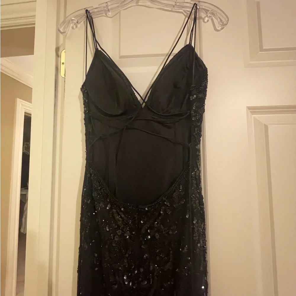 Sherri Hill 54329 Black Dress - Picture 3 of 4